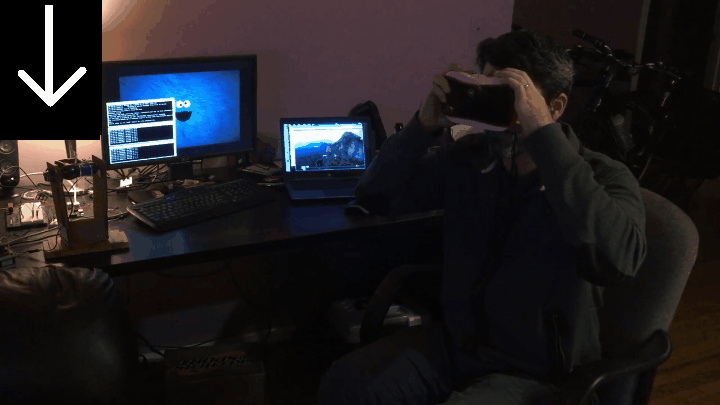 VR Headset Control Camera